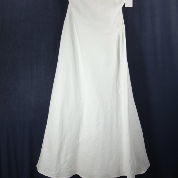 NWOT Reformation Casette Linen Dress in White Size 12 #811 - Picture 5 of 10